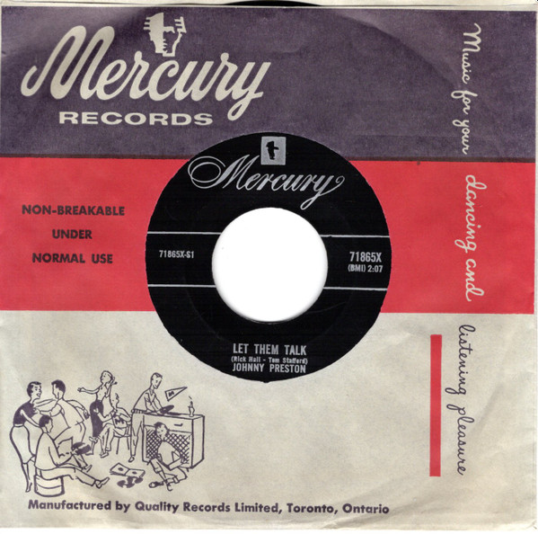 Johnny Preston - Let Them Talk / She Once Belonged To Me (7", Single) (Near Mint (NM or M-))