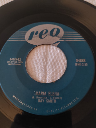 Ray Smith - Put Your Arms Around Me Honey (7", Single) (Near Mint (NM or M-)) - Image 2