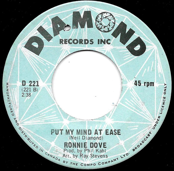 Ronnie Dove - My Babe (7") (Very Good Plus (VG+)) - Image 2