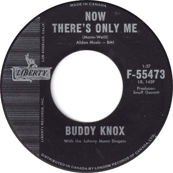 Buddy Knox With The Johnny Mann Singers - She's Gone (7", Single) (Near Mint (NM or M-)) - Image 2