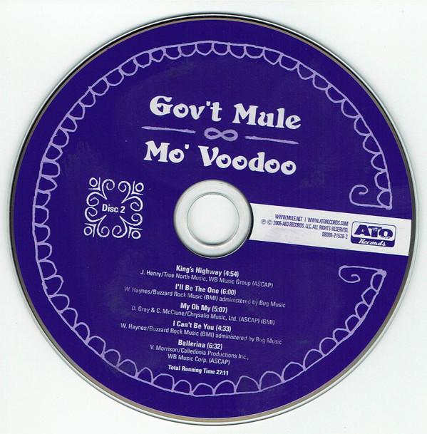 Gov't Mule - Déjà Voodoo / Mo' Voodoo (CD, Album, RE + CD, EP, RE) (Very Good Plus (VG+)) - Image 4
