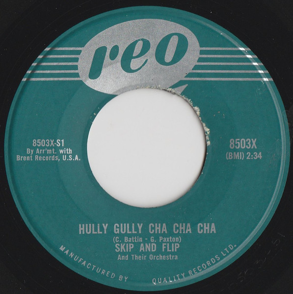 Skip & Flip - Hully Gully Cha Cha Cha (7", Single) (Very Good (VG))
