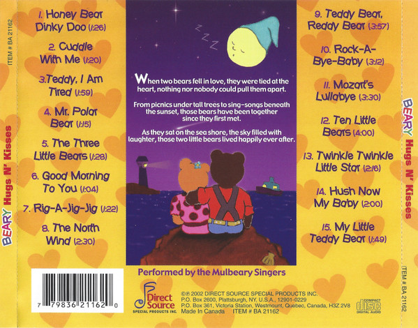 Beary - Hugs N' Kisses (CD, Album) (Mint (M)) - Image 2