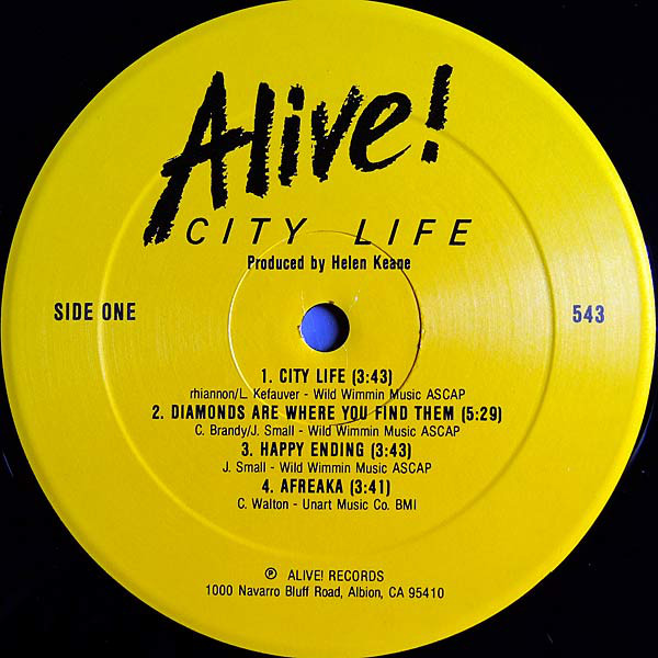 Alive! - City Life (LP, Album) (Near Mint (NM or M-)) - Image 3