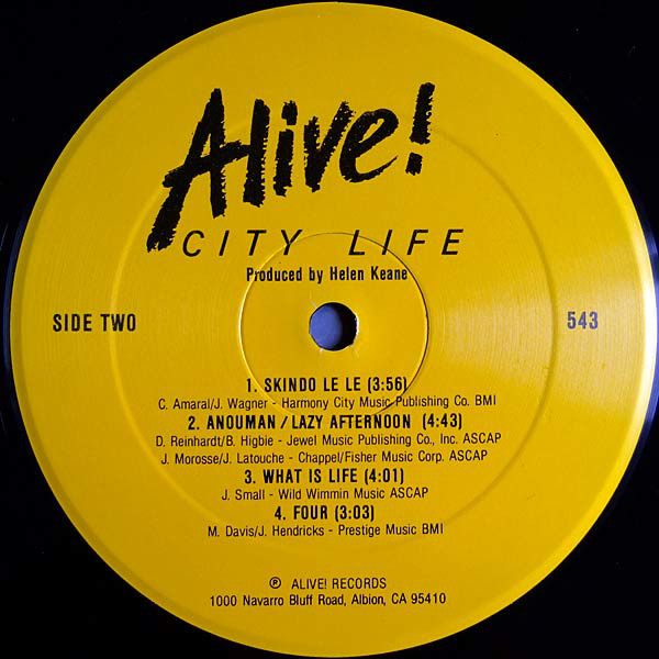 Alive! - City Life (LP, Album) (Near Mint (NM or M-)) - Image 4
