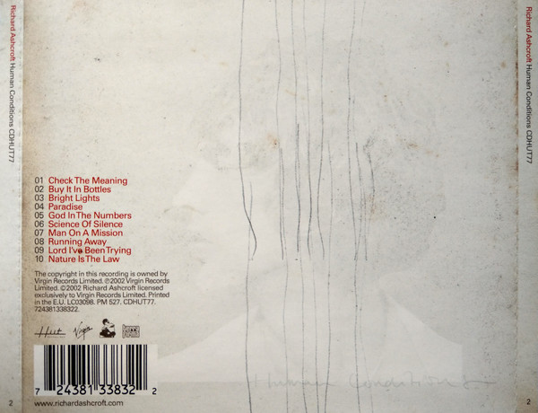 Richard Ashcroft - Human Conditions (CD, Album) (Mint (M)) - Image 2