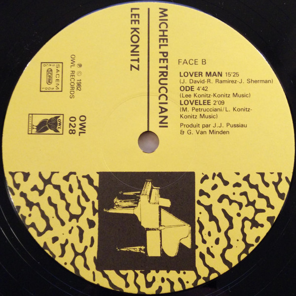 Lee Konitz, Michel Petrucciani - Toot Sweet (LP, Album, Yel) (Very Good Plus (VG+)) - Image 4