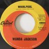 Wanda Jackson - Whirlpool / One Teardrop At A Time (7") (Good Plus (G+))