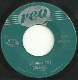Cliff Richard & The Shadows - The Young Ones (7", Single) (Very Good Plus (VG+))