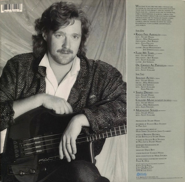Stuart Hamm - Radio Free Albemuth (LP, Album) (Very Good Plus (VG+)) - Image 2