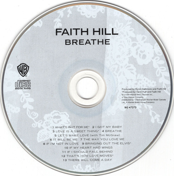 Faith Hill - Breathe (CD, Album, Club) (Near Mint (NM or M-)) - Image 3