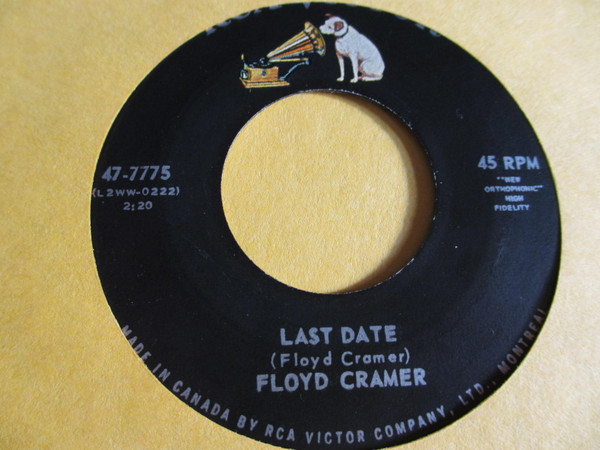 Floyd Cramer - Last Date (7", Single) (Near Mint (NM or M-))