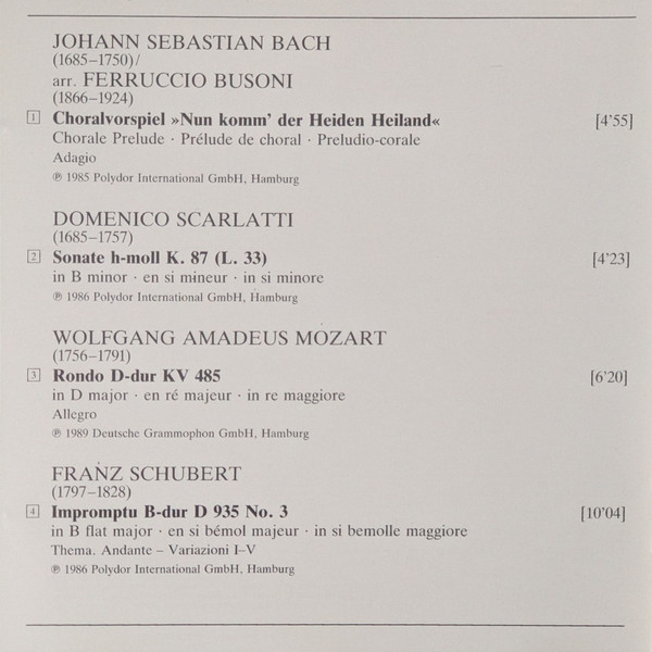 Vladimir Horowitz - Vladimir Horowitz (CD, Comp) (Near Mint (NM or M-)) - Image 2