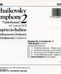 Alternative view of Pyotr Ilyich Tchaikovsky, Oslo Filharmoniske Orkester, Mariss Jansons - Symphony 2 "Little Russian" In C Minor Op.17 / Capriccio Italien (CD, PDO) (Near Mint (NM or M-))