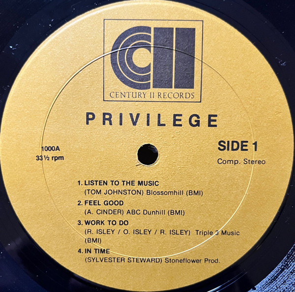 Privilege (4) - Enjoy (LP, Album) (Mint (M)) - Image 3