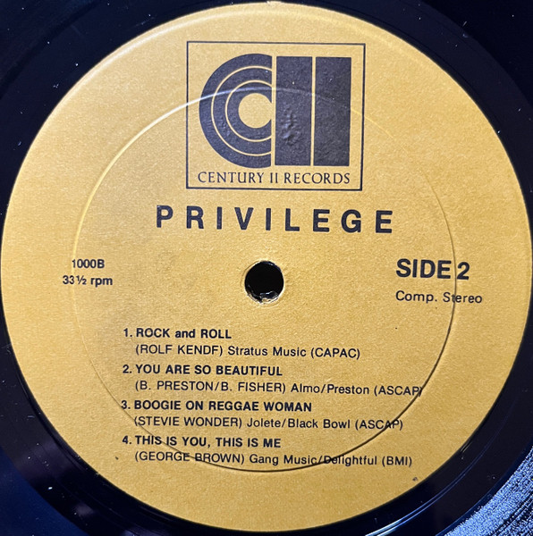 Privilege (4) - Enjoy (LP, Album) (Mint (M)) - Image 4