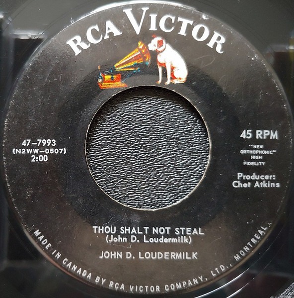 John D. Loudermilk - Thou Shalt Not Steal / Mister Jones (7") (Near Mint (NM or M-))