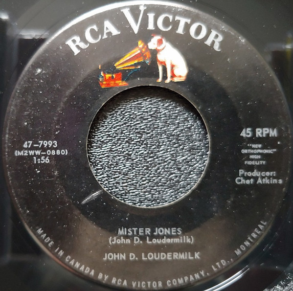 John D. Loudermilk - Thou Shalt Not Steal / Mister Jones (7") (Near Mint (NM or M-)) - Image 2