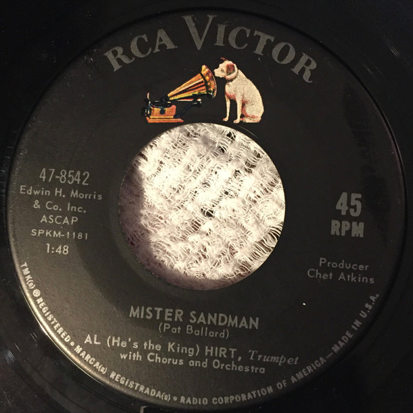 Al Hirt - Al's Place / Mister Sandman (7", Single, Ind) (Near Mint (NM or M-)) - Image 2