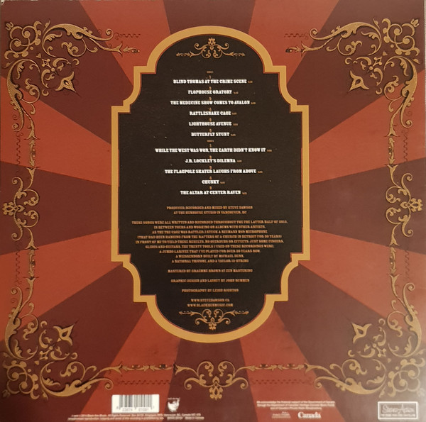 Steve Dawson (5) - Rattlesnake Cage (LP) (Very Good Plus (VG+)) - Image 2