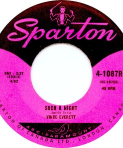 Vince Everett - Such A Night / Don't Go (7", Single) (Very Good Plus (VG+))