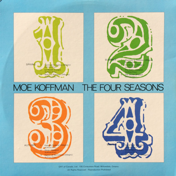 Moe Koffman - The Four Seasons (2xLP, Album, Gat) (Very Good (VG)) - Image 2