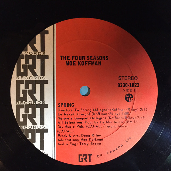 Moe Koffman - The Four Seasons (2xLP, Album, Gat) (Very Good (VG)) - Image 5