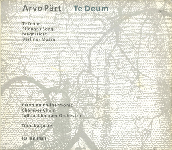Arvo Pärt, Estonian Philharmonic Chamber Choir, Tallinn Chamber Orchestra, Tõnu Kaljuste - Te Deum (CD, Album) (Near Mint (NM or M-))