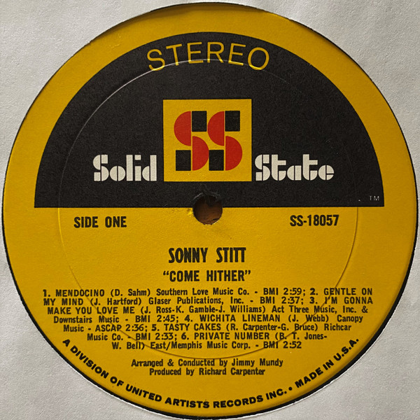 Sonny Stitt - Come Hither (LP, Album) (Very Good Plus (VG+)) - Image 5