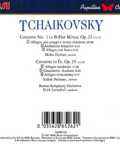 Alternative view of Tchaikovsky* - Misha Dichter, Itzhak Perlman, Boston Symphony Orchestra, Erich Leinsdorf - Piano Concerto No. 1 / Violin Concerto (CD, Comp) (Near Mint (NM or M-))