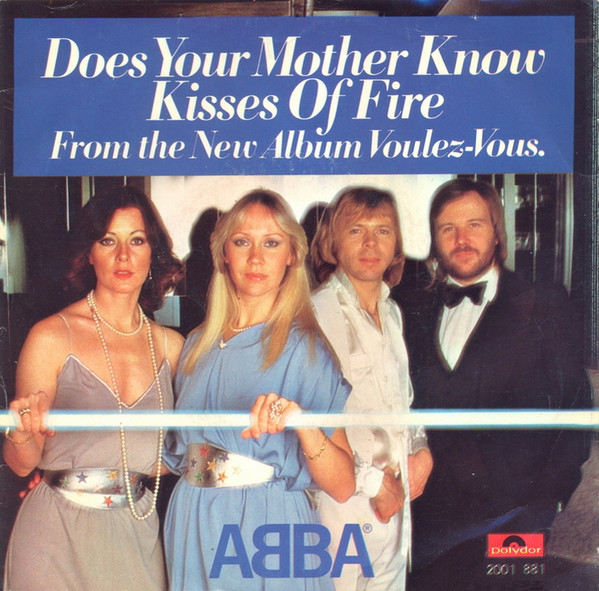 ABBA - Does Your Mother Know / Kisses Of Fire (7", Single) (Near Mint (NM or M-))