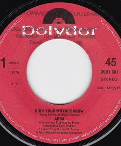ABBA - Does Your Mother Know / Kisses Of Fire (7", Single) (Near Mint (NM or M-)) - Image 3