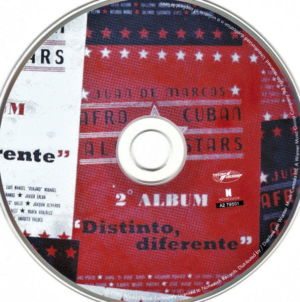 Afro-Cuban All Stars - Distinto, Diferente (CD, Album, Club) (Near Mint (NM or M-)) - Image 3