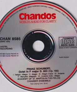 Schubert* - Academy Of St. Martin-in-the-Fields Chamber Ensemble - Octet In F Major D.803 (Op. 166) (CD, Album) (Near Mint (NM or M-)) - Image 3
