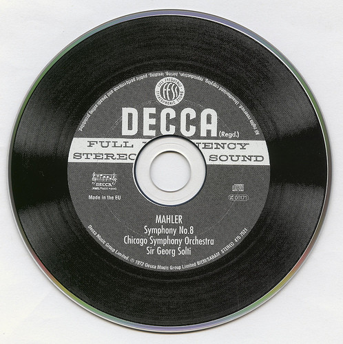 Mahler* - Georg Solti, Chicago Symphony Orchestra, Harper*, Popp*, Auger*, Minton*, Watts*, Kollo*, Shirley-Quirk*, Talvela*, Chorus of the Vienna State Opera*, Singverein Chorus*, Vienna Boys' Choir* - Symphony No. 8 (CD, Album, RE, RM) (Near Mint (NM or M-)) - Image 3