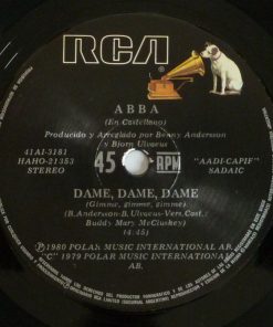 ABBA - En Castellano: Gracias Por La Música (Thank You For The Music) / Dame, Dame, Dame (Gimme, Gimme, Gimme) (7", Single) (Very Good (VG)) - Image 4