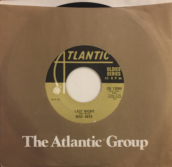 Mar-Keys* - Last Night / Philly Dog (7", Single) (Very Good Plus (VG+)) - Image 3