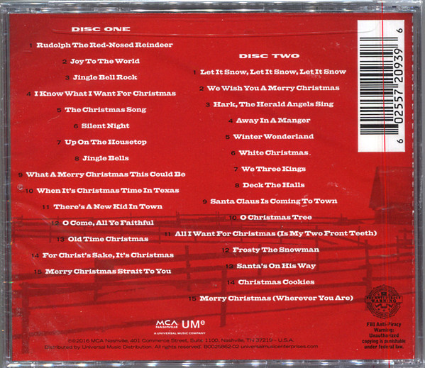 George Strait - Strait For The Holidays (2xCD, Comp, S/Edition, Wal) (Mint (M)) - Image 2