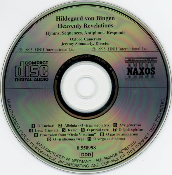 Hildegard von Bingen, Oxford Camerata, Jeremy Summerly - Heavenly Revelations (Hymns, Sequences, Antiphons, Responds) (CD, Album) (Near Mint (NM or M-)) - Image 3