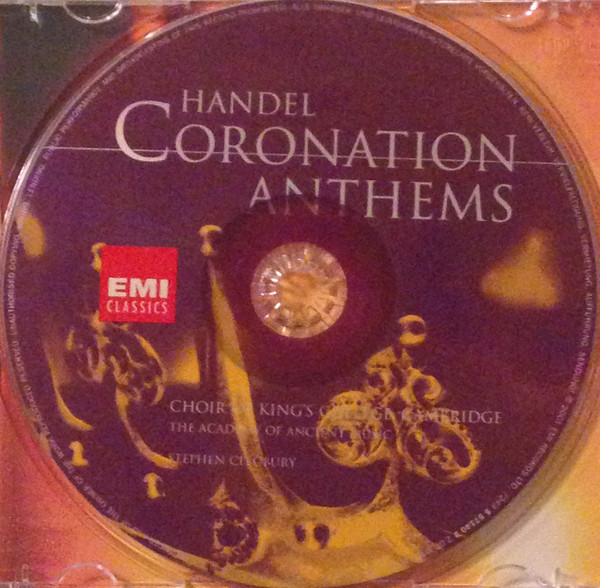 Handel*, Choir Of King's College, Cambridge*, The Academy Of Ancient Music, Stephen Cleobury - Coronation Anthems (CD, Album) (Near Mint (NM or M-)) - Image 3