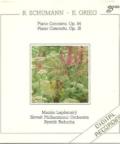 R. Schumann* · E. Grieg*, Marián Lapšanský, Slovak Philharmonic Orchestra, Bystrík Režucha - Piano Concerto, Op. 54 / Piano Concerto, Op. 16 (CD, Album) (Near Mint (NM or M-))