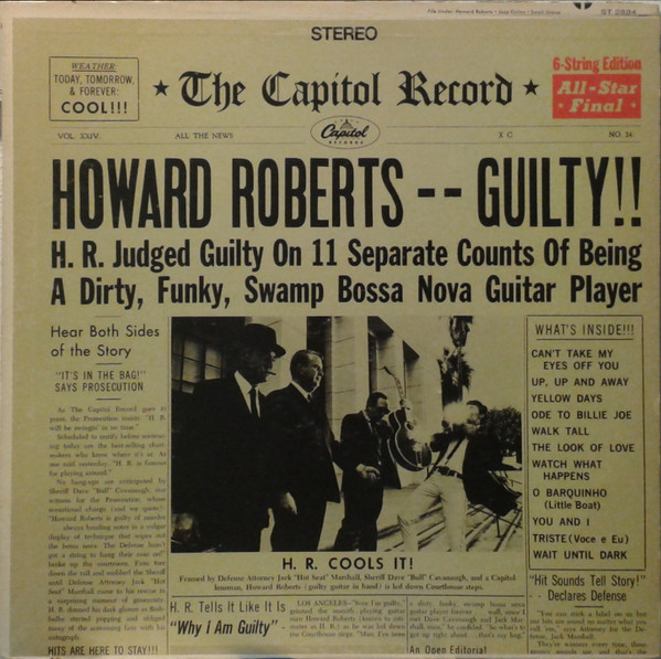 Howard Roberts - Guilty!! (LP, Album) (Very Good (VG))