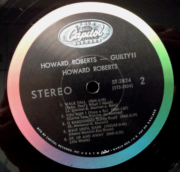 Howard Roberts - Guilty!! (LP, Album) (Very Good (VG)) - Image 4