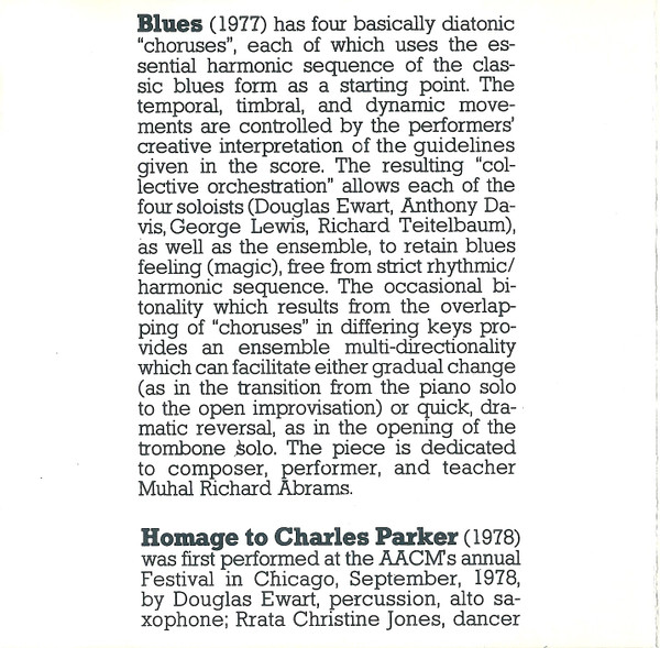 George Lewis - Homage To Charles Parker (CD, Album, RE) (Near Mint (NM or M-)) - Image 4