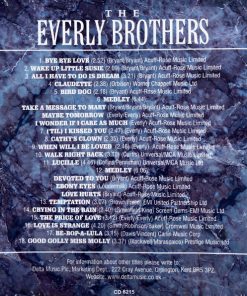 Alternative view of Everly Brothers - Bye Bye Love: Recorded Live In Concerts	 (CD) (Mint (M))