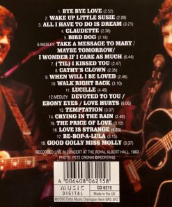 Everly Brothers - Bye Bye Love: Recorded Live In Concerts (CD) (Mint (M)) - Image 3