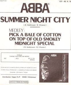 Alternative view of ABBA - Summer Night City (7", Single) (Very Good Plus (VG+))