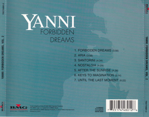 Yanni (2) - Forbidden Dreams - The Encore Collection Vol. 2 (CD, Comp) (Near Mint (NM or M-)) - Image 3
