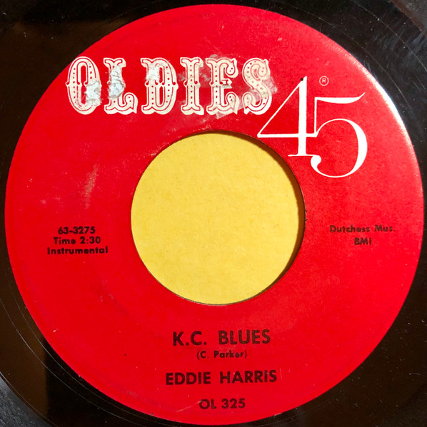 Eddie Harris - Half & Half / K. C. Blues (7") (Very Good Plus (VG+))