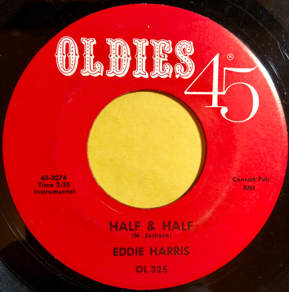 Eddie Harris - Half & Half / K. C. Blues (7") (Very Good Plus (VG+)) - Image 2